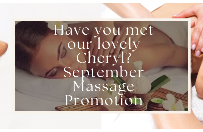 September Massage Promotion